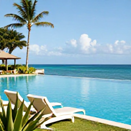 Caribbean Holidays, June Honeymoons, A stylish Jamaican honeymoon resort with an infinity pool overlooking the Caribbean Sea, tropical gardens and bright June sunshine