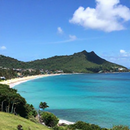 Caribbean Holidays, June Instagram Hotspots, A sweeping coastal view of Saint Vincent and the Grenadines in June, with turquoise sea, green hills and soft tropical sunlight