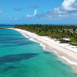 Caribbean Holidays, June Instagram Hotspots, Aerial coastal view of Punta Cana, Dominican Republic, with turquoise sea, white sand and palm trees in bright June sunshine