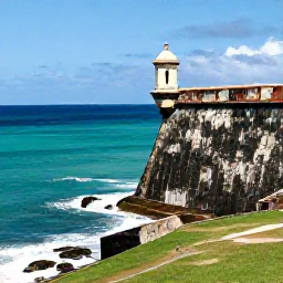 Caribbean Holidays, June Instagram Spots, Historic El Morro fortress in San Juan overlooking the turquoise Caribbean Sea under a clear June sky