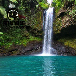 Caribbean Holidays, June Instagram Spots, Turquoise waterfall pool and lush tropical forest in El Yunque National Forest, Puerto Rico, in June