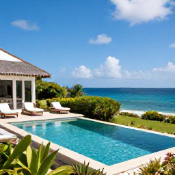 Caribbean Holidays, June Luxury Holidays, Luxury Caribbean villa in St Croix with private pool, tropical garden and ocean views