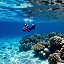 Caribbean Holidays, June Tours, Visitors snorkelling above a coral reef in clear shallow water near the British Virgin Islands, with tropical fish and a sandy seabed