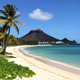 Caribbean Holidays, June Walking Holidays, A relaxed June coastal walk near Basseterre on Saint Kitts, with palm trees, volcanic hills, turquoise water and a quiet sandy beach