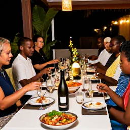 Caribbean Holidays, June Wine Tasting, Friendly wine tasting event in Trinidad with local hosts, tropical dishes and relaxed evening atmosphere
