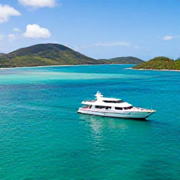 Caribbean Holidays, Luxury December Holidays, Luxury sailing yacht near the Tobago Cays with clear turquoise water, uninhabited islands and green hills