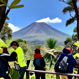 Caribbean Holidays, Luxury February, Guided walk through Montserrat's lush rainforest towards volcanic viewpoints in clear February weather