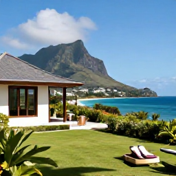 Caribbean Holidays, Luxury Holidays, A peaceful luxury villa overlooking the Caribbean Sea and green volcanic hills on Montserrat