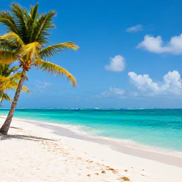 Caribbean Holidays, Luxury June Holidays, Luxury Caribbean beach resort in June, turquoise sea, soft white sand, palm trees and bright but relaxed sunshine