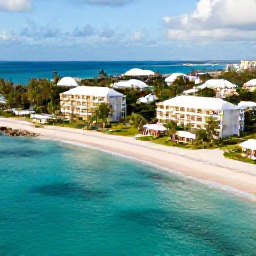 Caribbean Holidays, Luxury March, Aerial view of Saint Martin and Sint Maarten with turquoise water, white beaches and luxury resorts in warm March sunshine