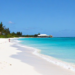 Caribbean Holidays, Luxury Turks Caicos, Luxury beachfront resort on Grace Bay Beach in Turks and Caicos during August, turquoise water, white sand and relaxed travellers