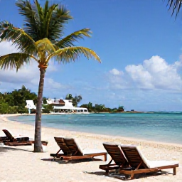 Caribbean Holidays, March Escapes, A relaxed adults-only beachfront resort on Saint Kitts in bright March sunshine, with palm trees, calm turquoise water and sun loungers