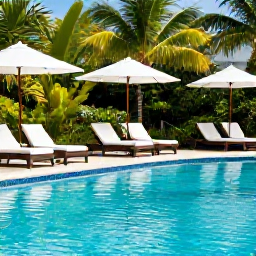 Caribbean Holidays, March Family Holidays, Comfortable family-friendly Caribbean resort with a swimming pool, shaded loungers and tropical gardens
