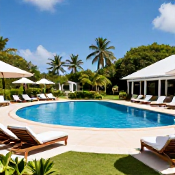 Caribbean Holidays, March Holidays, Elegant beachfront all-inclusive resort in Saint Vincent and the Grenadines with a swimming pool, loungers and tropical gardens