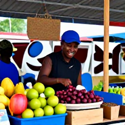 Caribbean Holidays, March Holidays, Historic Kingstown market with local fruit, spices, crafts and friendly vendors in Saint Vincent and the Grenadines