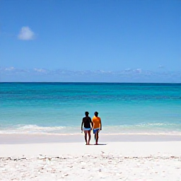 Caribbean Holidays, March Honeymoons, Beautiful Caribbean beach and calm turquoise sea beneath a clear March sky