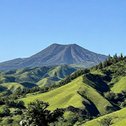 Caribbean Holidays, March Honeymoons, Panoramic view of Montserrat's lush green hills and volcanic landscape beneath a clear blue March sky