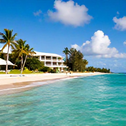 Caribbean Holidays, March Luxury Holidays, Luxury beachfront resort on Saint Kitts with turquoise sea, palm trees and bright March sunshine