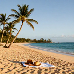 Caribbean Holidays, March Luxury Holidays, Quiet golden beach on Nevis with palm trees, calm turquoise water and a luxury beach picnic