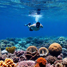 Caribbean Holidays, March Solo Holidays, A solo traveller snorkelling above a colourful coral reef in clear Caribbean water near the British Virgin Islands