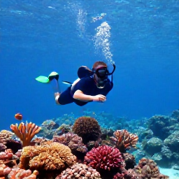 Caribbean Holidays, March Solo Holidays, Solo traveller enjoying a guided snorkelling excursion over a colourful Caribbean coral reef