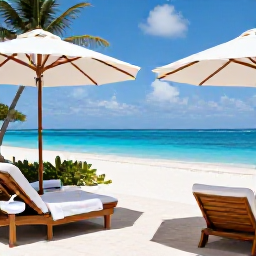 Caribbean Holidays, March Spa Breaks, A stylish beachfront hotel in Providenciales, Turks and Caicos, with an outdoor spa area, white sand and brilliant blue sea