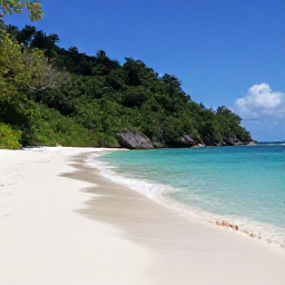 Caribbean Holidays, March Tours, A quiet white-sand beach surrounded by lush forest and clear turquoise water in Virgin Islands National Park, St John