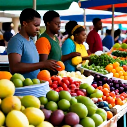 Caribbean Holidays, Martinique April Holidays, Fort-de-France market in April filled with tropical fruit, spices, flowers and friendly local shoppers
