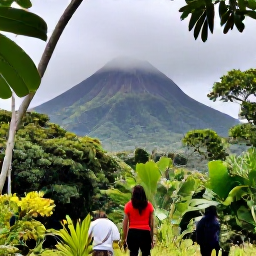 Caribbean Holidays, Martinique August Holidays, A scenic Martinique excursion through lush rainforest towards Mount Pel&eacute;e, with a guide and dramatic tropical mountain scenery