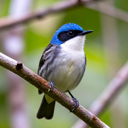 Caribbean Holidays, Martinique Birdwatching, Close-up wildlife scene of a Martinique trembler bird perched on a branch in tropical woodland