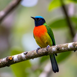 Caribbean Holidays, Martinique Birdwatching, Colourful tropical birds in a lush Martinique rainforest at early morning