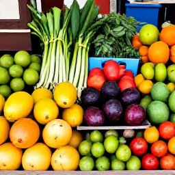 Caribbean Holidays, Martinique Cooking, A colourful Martinique market in August with fresh tropical fruit, herbs, spices and local produce