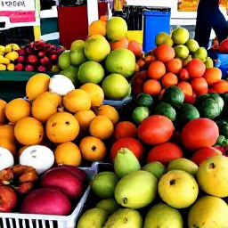 Caribbean Holidays, Martinique Cooking, Colourful Martinique market in Fort-de-France with fresh tropical fruit, spices, herbs and local produce