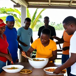 Caribbean Holidays, Martinique Cooking Holidays, Friendly local cooking class in Martinique preparing Creole dishes with fresh seafood, herbs and vegetables