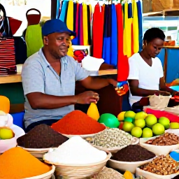 Caribbean Holidays, Martinique Culture Holidays, Colourful Fort-de-France market with local spices, tropical fruit, handmade crafts and friendly shoppers in Martinique