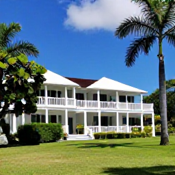 Caribbean Holidays, Martinique Family Holidays, A welcoming family hotel in Martinique surrounded by tropical gardens and bright blue sky