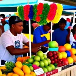 Caribbean Holidays, Martinique Holidays, Colourful Fort-de-France market with tropical fruit, spices, flowers and friendly local traders