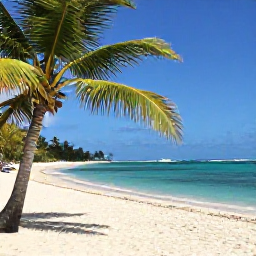 Caribbean Holidays, Martinique Holidays, Sunny Martinique beach with turquoise water, palm trees and a relaxed Caribbean atmosphere in March