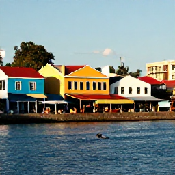 Caribbean Holidays, Martinique in April, Colourful Fort-de-France waterfront and market in warm April sunshine