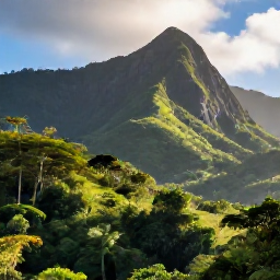Caribbean Holidays, Martinique in April, Lush Martinique rainforest and mountain scenery in April sunlight