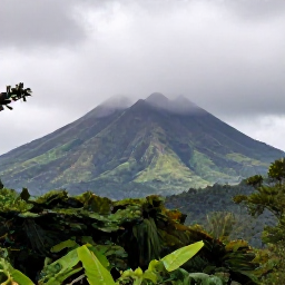 Caribbean Holidays, Martinique Instagram Spots, Dramatic volcanic mountain scenery and lush rainforest near Mount Pel&eacute;e in Martinique after light October rain