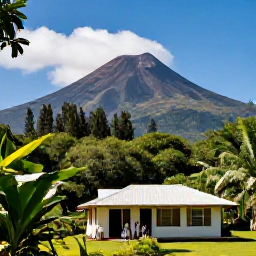 Caribbean Holidays, Martinique Luxury Holidays, Luxury excursion in Martinique with travellers visiting Mount Pel&eacute;e, lush rainforest and dramatic volcanic scenery