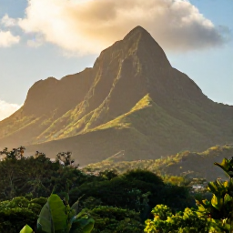 Caribbean Holidays, Martinique Nature Holidays, Lush Martinique rainforest and volcanic mountain landscape in warm December sunshine