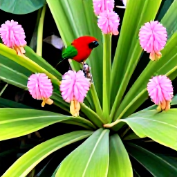 Caribbean Holidays, Martinique Nature Holidays, Nature traveller viewing tropical plants and colourful birds in a peaceful Martinique botanical garden