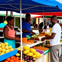 Caribbean Holidays, Martinique September Holidays, Colourful Fort-de-France market in Martinique with local produce, spices and friendly vendors on a warm September morning
