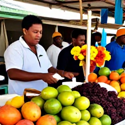 Caribbean Holidays, Martinique Tours, Traditional Martinique market in Fort-de-France, filled with tropical fruit, spices, flowers and friendly local traders