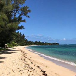 Caribbean Holidays, Martinique Walking Holidays, Coastal walking path beside a quiet sandy beach and turquoise water in Martinique