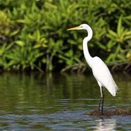 Caribbean Holidays, May Birdwatching, Wetland birdwatching beside a calm lagoon with herons and egrets in the Dominican Republic