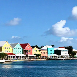 Caribbean Holidays, May City Breaks, Colourful Charlotte Amalie waterfront in May, with pastel buildings, harbour views and bright Caribbean sunshine