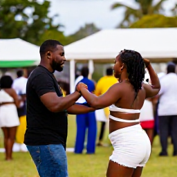 Caribbean Holidays, May Holidays, Traditional Caribbean music and dancing at a friendly outdoor community gathering in Saint Kitts